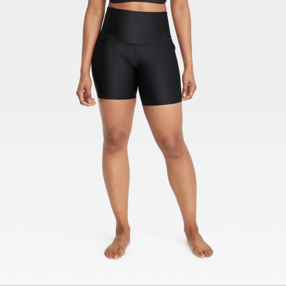 Women's Effortless Support High-Rise Pocketed Bike Shorts 6” 3 pair Bundle